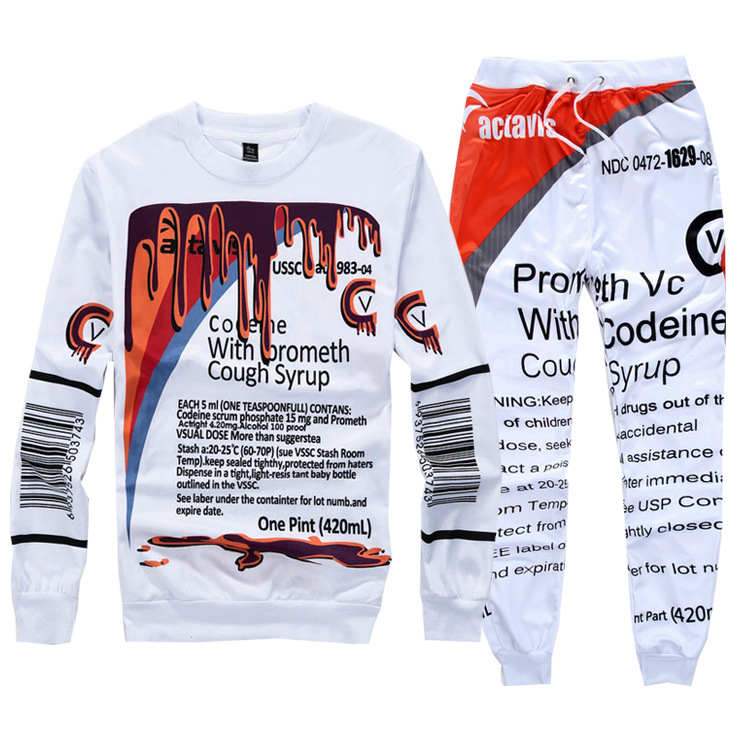 Mens Fashion Tracksuits 3D Printed Code Printed Hoodies Long Pants 2pcs Clothing Sets, Tops only
Mens Fashion Tracksuits 3D Printed Code Printed Hoodies Long Pants 2pcs Clothing Sets, Tops only