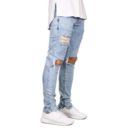 Men Jeans Stretch Destroyed Ripped Design Fashion Ankle Zipper Skinny Jeans For Men E5020
Men Jeans Stretch Destroyed Ripped Design Fashion Ankle Zipper Skinny Jeans For Men E5020