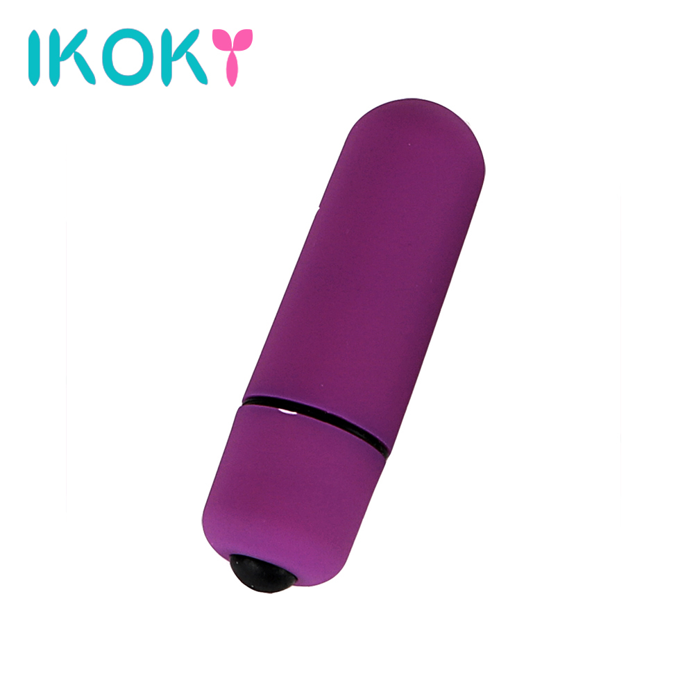 IKOKY Mini Bullet Vibrator Produits de sexe en silicone G-spot Adult Sex Toys pour femmes Stimulateur de clitoris AV Stick Gode Vibromasseurs S92