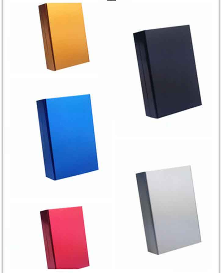 Slide Cigarette Box Aluminum Alloy Metal Storage Case Holding 20pcs Capacity Automatic Elastic Cover Five Color Smoking Tool
