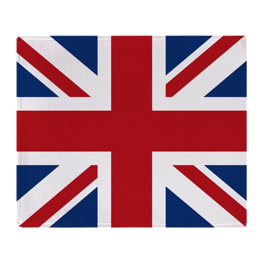 

Personalized United Kingdom Union Jack Flag Blanket Soft Fleece Throw Blanket Cover Throw Over Sofa Bed Home Textile