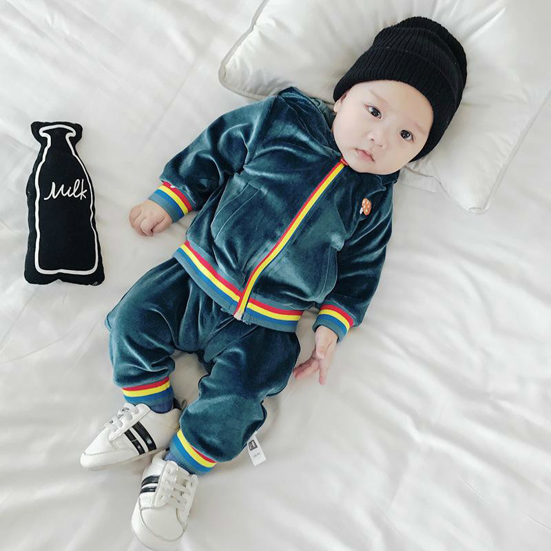 Baby Suits 2pcs Long Boys Clothes + Pants Boy Girl Pleuche Soft Warm Kids Clothing For Little Kid Infant Pink Navy Blue Toddler Sets 6M-3T
Baby Suits 2pcs Long Boys Clothes + Pants Boy Girl Pleuche Soft Warm Kids Clothing For Little Kid Infant Pink Navy Blue Toddler Sets 6M-3T