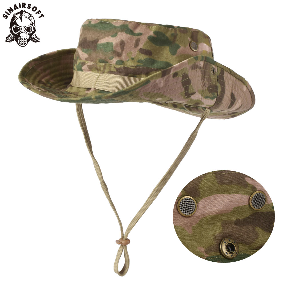 SINAIRSOFT Tactical Cotton Boonie Hats Caps Wide Brim Sun Hat Outdoor Bonnie Hat Cowboy Safari Cap for Fishing Golf Hiking Hunting Camping, Choose your favorite color
SINAIRSOFT Tactical Cotton Boonie Hats Caps Wide Brim Sun Hat Outdoor Bonnie Hat Cowboy Safari Cap for Fishing Golf Hiking Hunting Camping, Choose your favorite color