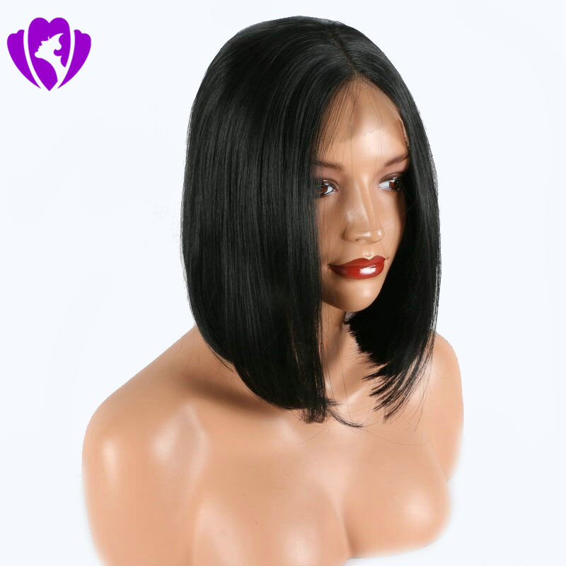 12 Inch Bob pink Synthetic Lace Front Wigs blonde/black/brown available Short Hair wig Glueless For Women Natural Hairline 150% Density