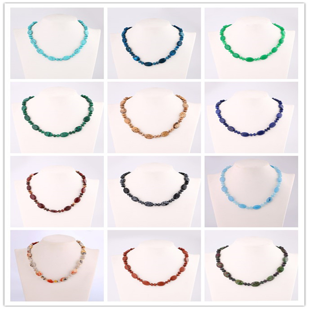 Roing Mutil Color Nature Stone Necklace Bohemian Beads Necklace Jewelry Energy Gem Exquisite Birthday Anniversary Gift N067-N080
Roing Mutil Color Nature Stone Necklace Bohemian Beads Necklace Jewelry Energy Gem Exquisite Birthday Anniversary Gift N067-N080