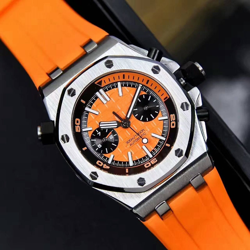 2018 Fashion Multi-Functional Men's Watch. 316 Stainless steel three-piece shell case highlights the overall line. Fully automatic mechanica, Yellow
2018 Fashion Multi-Functional Men's Watch. 316 Stainless steel three-piece shell case highlights the overall line. Fully automatic mechanica, Yellow