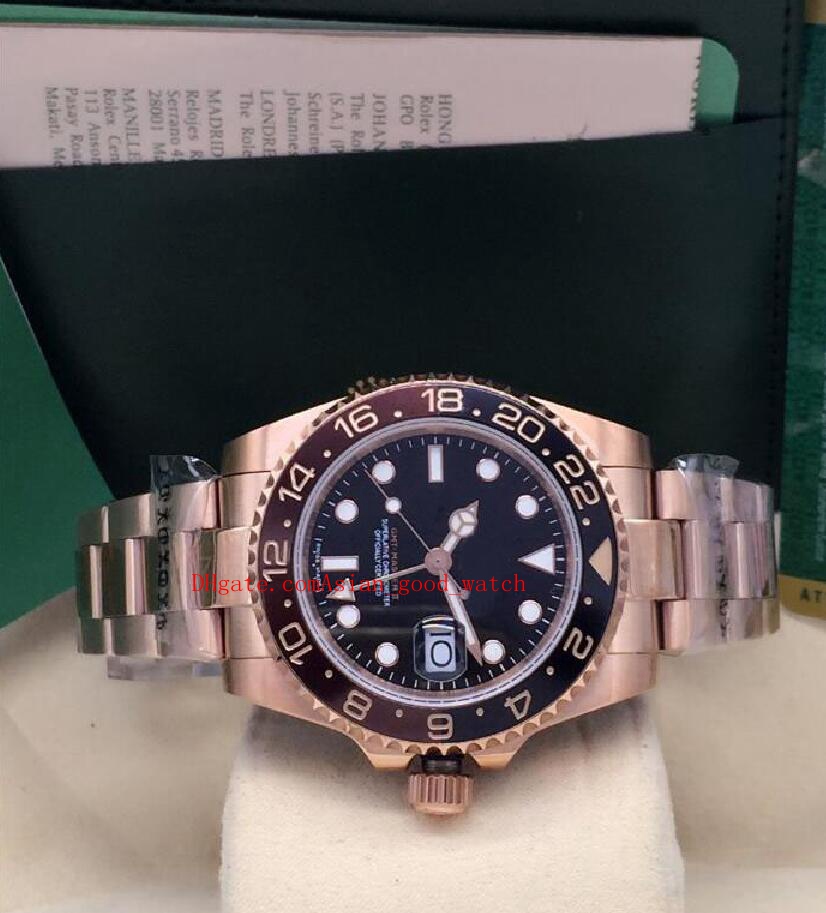 Men high quality Watch 40MM 126715CHNR GMT black Dial Coffee bezel Sapphire Glass Stainless Steel Bangles Automatic Men's Watch Watches
Men high quality Watch 40MM 126715CHNR GMT black Dial Coffee bezel Sapphire Glass Stainless Steel Bangles Automatic Men's Watch Watches