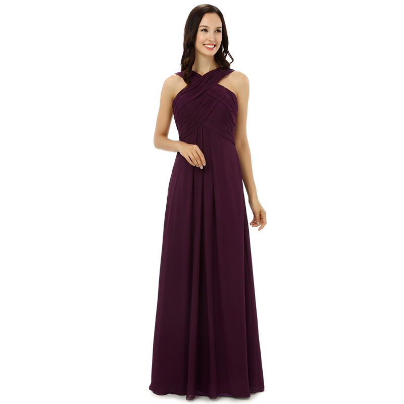 Burgundy Chiffon Bridesmaid Dresses Halter Floor Length Wedding guest dress Floor Length Bridesmaid Dress Cheap
Burgundy Chiffon Bridesmaid Dresses Halter Floor Length Wedding guest dress Floor Length Bridesmaid Dress Cheap