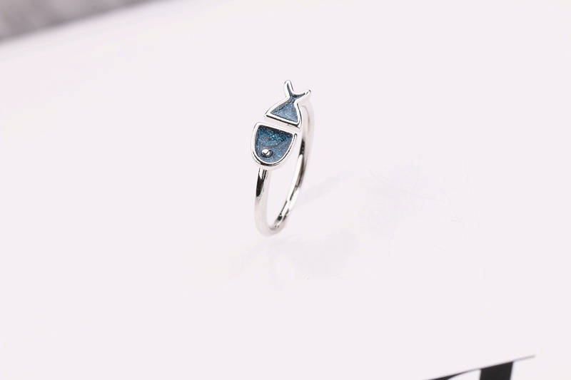 Fashion Cute blue fish white K rings simple personality opening diameter 20MM rings copper epoxy rings for cool girls
Fashion Cute blue fish white K rings simple personality opening diameter 20MM rings copper epoxy rings for cool girls