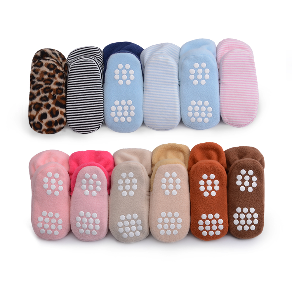 Newborn Baby Shoes Winter Kids Boy Girl Cotton Cloth Booties First Walker Anti-slip Soft Sole Toddler Sneaker First Walkers