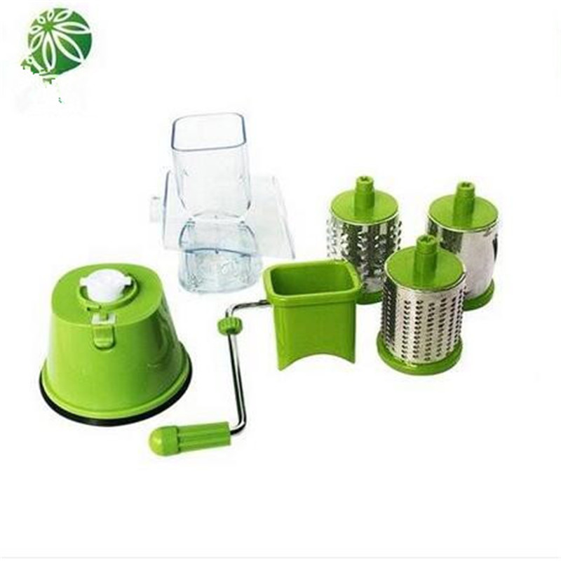 Wholesales!1Cooking tool set Multi-function Vegetables Fruit Cutter Manual Drum Slicer Shredders Grinder Cooking Utensils