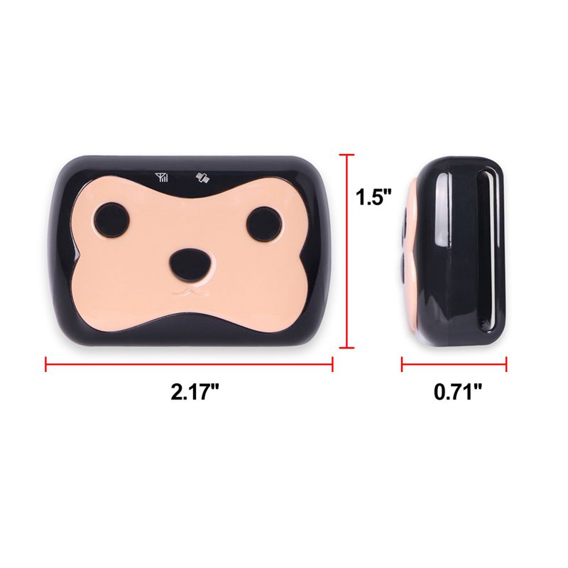 Waterproof MiNi Pet GSM GPS Tracker Locator D69 with Collar For Dog Cat Long Standby Geo-Fence LBS Free APP Platform Tracking Device