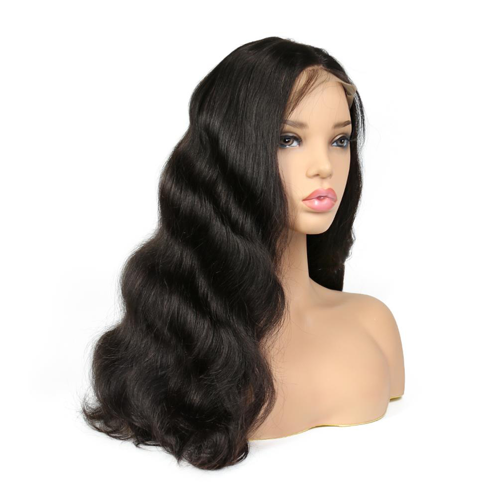 Wholesale 20-26inch Full Lace Human Hair Wigs For Women natural color Body Wave Brazilian Lace Frontal Wigs With Baby Hair Natural Hairline