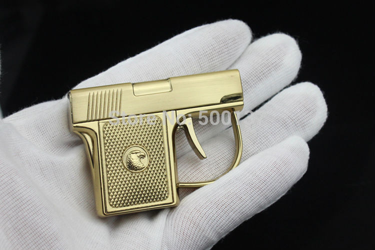 New Arrival Free Shipping Mini Novelty Metal Pistol Windproof Torch Cigarette Cigar Gun Lighter With Box
New Arrival Free Shipping Mini Novelty Metal Pistol Windproof Torch Cigarette Cigar Gun Lighter With Box