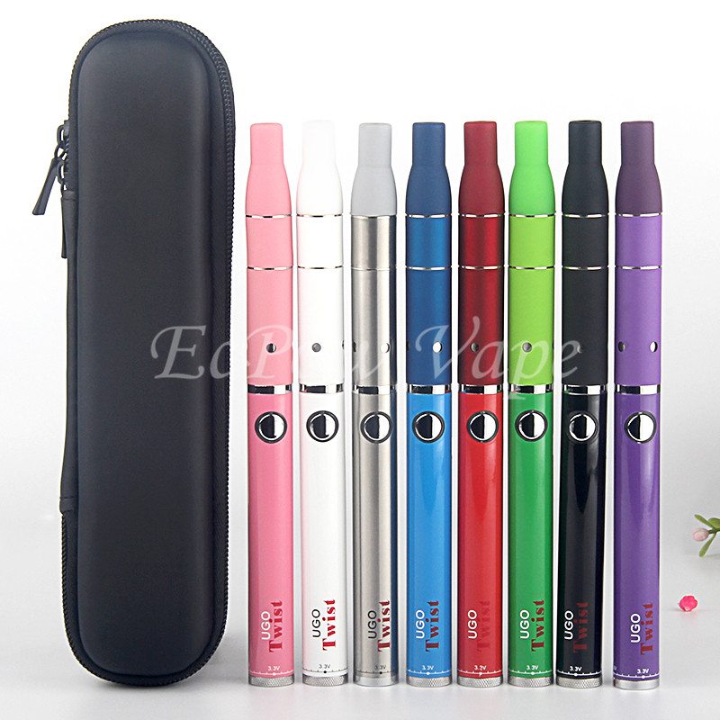 UGO Dry Herb Vaporizer Pen Wee Twist Vape Battery 650mah 900mah Voltage Variable eGo EVOD 510 Thread Batteries Vapes Ago Atomizer Ecig Kit
UGO Dry Herb Vaporizer Pen Wee Twist Vape Battery 650mah 900mah Voltage Variable eGo EVOD 510 Thread Batteries Vapes Ago Atomizer Ecig Kit