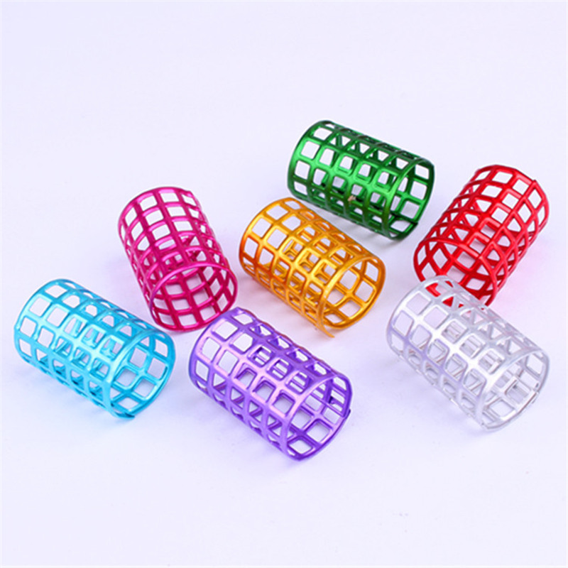 Hair Dreadlock Rings Colorful Beads for Braiding Extensions Hole Adjustable Hair Cuff H1471