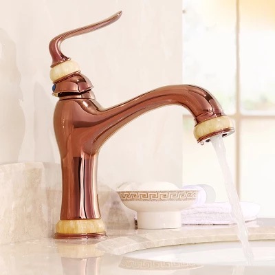 Luxury rose gold and Marble Bathroom Vanity Sink Faucet Single Handle Brass Hot and Cold Mixers Single Handle
Luxury rose gold and Marble Bathroom Vanity Sink Faucet Single Handle Brass Hot and Cold Mixers Single Handle