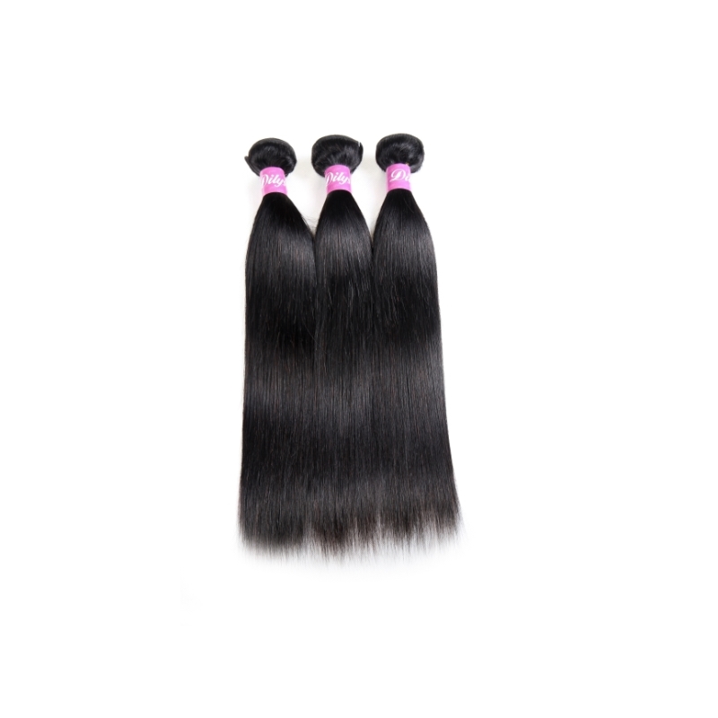 Malaysian Unprocessed Mink Human Hair 30-40inch Straight Smooth Yirubeauty Hair Extensions Natural Color Straight Remy Virgin Hair Weaves