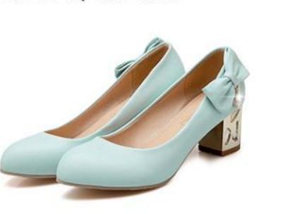 Free send 2018 spring new style high heel bowknot water drill Coarse heel women's shoes, Pink
Free send 2018 spring new style high heel bowknot water drill Coarse heel women's shoes, Pink