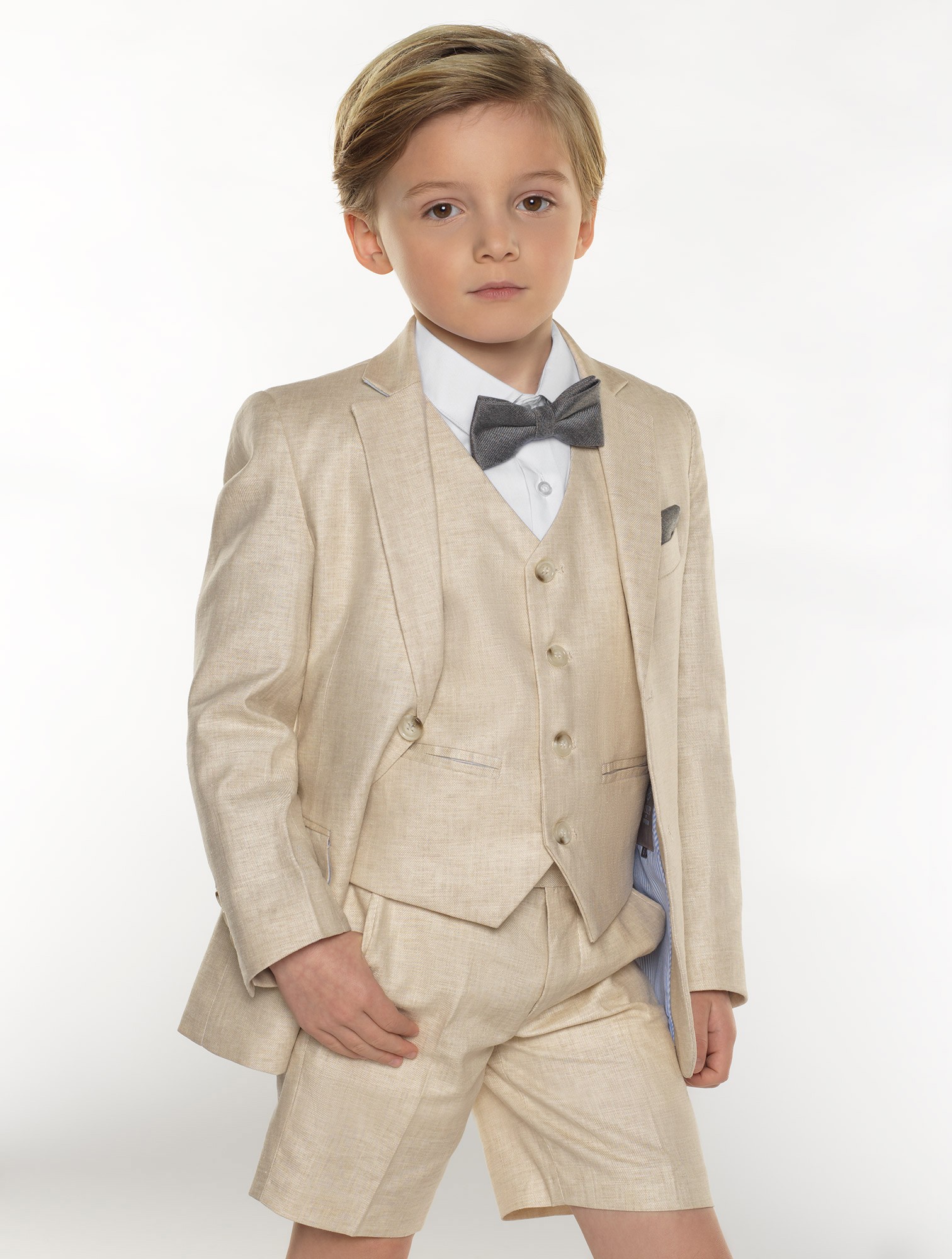 Summer Three Pieces Clothes Handsome Custom Made Boys Suits Kids Formal Suit With Free Shipping Top Qaulity