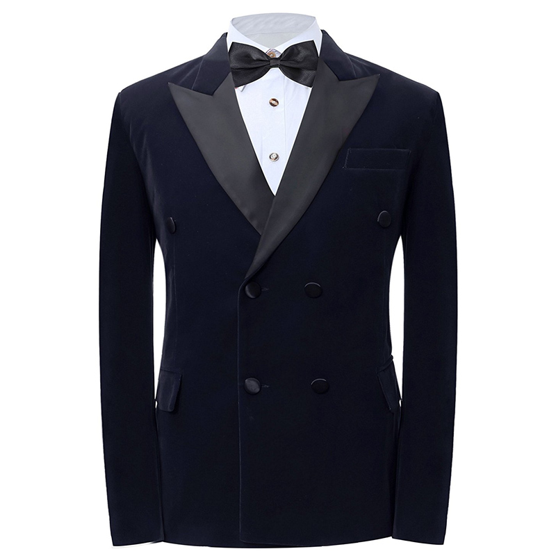 Navy Blue Velvet Formal Men Suits Black Peaked Lapel Double Breasted Two Piece Wedding Tuxedos 2018 (Jacket + Black Pants ), Burgundy
Navy Blue Velvet Formal Men Suits Black Peaked Lapel Double Breasted Two Piece Wedding Tuxedos 2018 (Jacket + Black Pants ), Burgundy