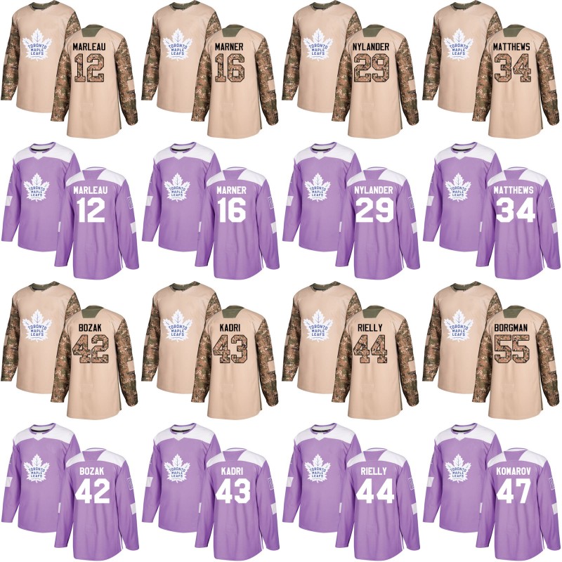 Toronto Maple Leafs Jersey Veterans Day Fights Cancer Practice Mitchell Marner Frederik Andersen Auston Matthews William John Tavares Jersey, 17 wendel clark
Toronto Maple Leafs Jersey Veterans Day Fights Cancer Practice Mitchell Marner Frederik Andersen Auston Matthews William John Tavares Jersey, 17 wendel clark