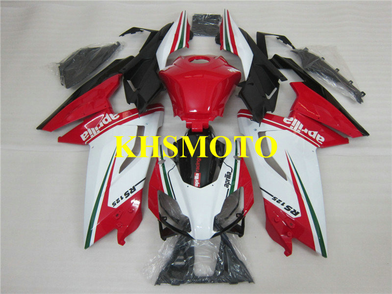 Injection mold Fairing kit for Aprilia RS125 06 07 08 09 10 11 RS 125 2006 2011 ABS Red White Fairings set AA07, Multi-color
Injection mold Fairing kit for Aprilia RS125 06 07 08 09 10 11 RS 125 2006 2011 ABS Red White Fairings set AA07, Multi-color