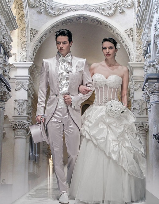 Classic British Style White/Black Tailcoat Excellent Men Formal Suits Men Wear Wedding Prom Dinner Suits(Jacket+Pants+Tie+Girdle) NO;709