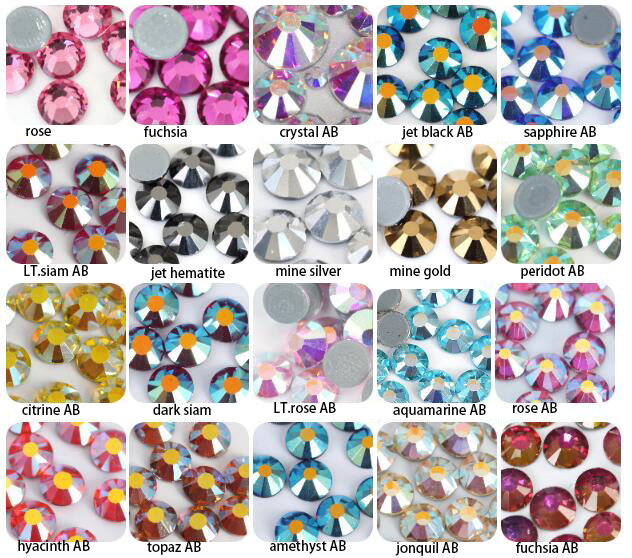Hot Sale A++ Grade Quality Aquamarine AB Glass Crystals Strass Stones Hotfix Rhinestones For clothing Garment Accessorie M