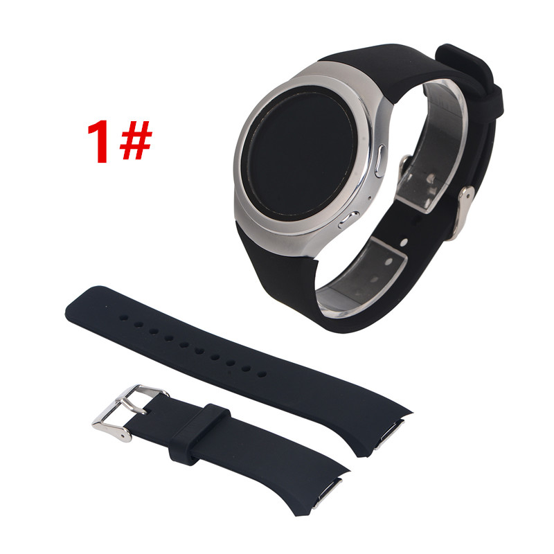 16 Colors Silicone Watchband for Samsung Galaxy Gear S2 R720 R730 Band Strap Sport Watch Replacement Bracelet SM-R720 free shipping