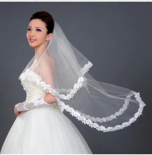 2018 Hot Sale Cheap Short Wedding Veil White Applique Elbow Length Bride Veil Free Shipping
2018 Hot Sale Cheap Short Wedding Veil White Applique Elbow Length Bride Veil Free Shipping