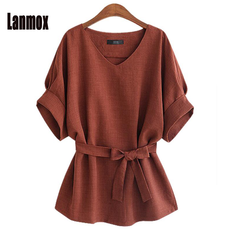 Lanmox Plus Size Blouses Newest Women Linen Office Shirt Tops Fashion Short Sleeve V Neck Casual Brief Blouse Summer Shirts, Gray
Lanmox Plus Size Blouses Newest Women Linen Office Shirt Tops Fashion Short Sleeve V Neck Casual Brief Blouse Summer Shirts, Gray