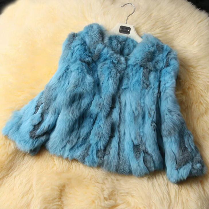 Real Rabbit Fur Winter Women Short Fur Coat Jacket Warm Coat Female Round Neck Outerwear 2016 New Fashion ZP370, Sky blue
Real Rabbit Fur Winter Women Short Fur Coat Jacket Warm Coat Female Round Neck Outerwear 2016 New Fashion ZP370, Sky blue
