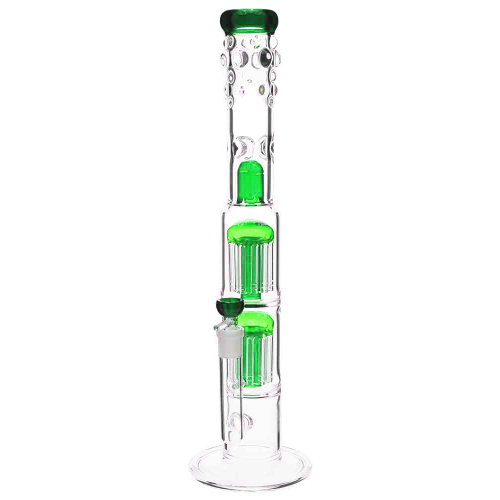 Hookahs Wholesale Glass Bong 18.8mm joint two layer 8-arms dome perculator bongGreen/Bule color Random water pipes big bongs dab rig
Hookahs Wholesale Glass Bong 18.8mm joint two layer 8-arms dome perculator bongGreen/Bule color Random water pipes big bongs dab rig
