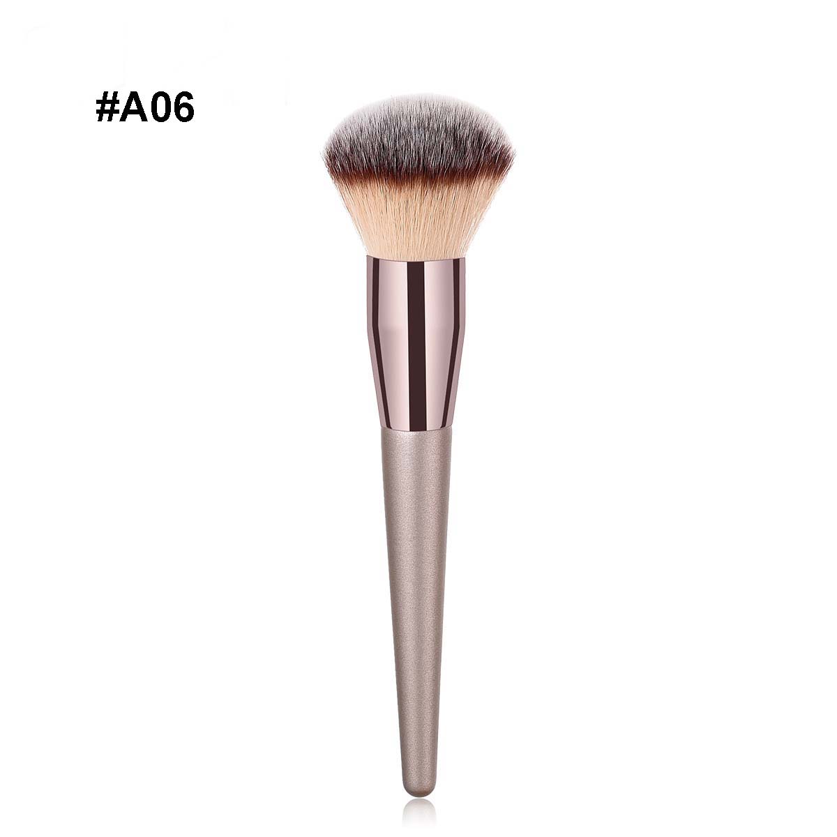 Champaign gold Make Up Brush Professional Single Cosmetics brush for Loose powder Eyeshadow Blush makeup tools DHL Free