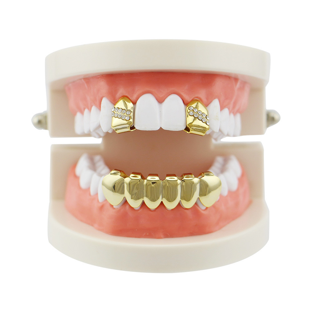 Fashion Gold Teeth Grills Hip hop Single Tooth Clips Top Bottom Grills Dental Men Women Vampire Teeth Caps Party Jewelry, Black
Fashion Gold Teeth Grills Hip hop Single Tooth Clips Top Bottom Grills Dental Men Women Vampire Teeth Caps Party Jewelry, Black