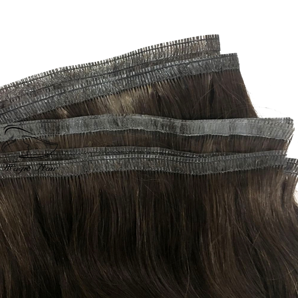 9A Brazilian Straight Human Hair Weft 100% Unprocessed Virgin Hair 3#Color Or 613# Light Brown Seamless Hair Weft