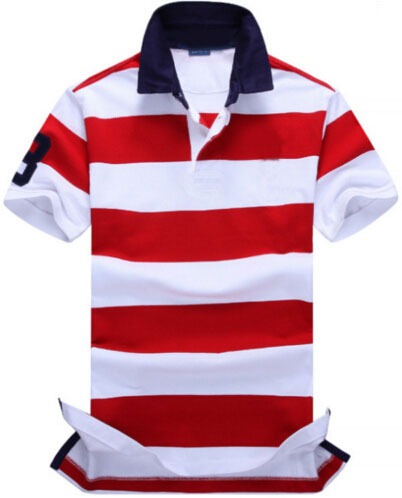Wholesale Mens Striped Polo Shirts Big Horse Embroidery Summer Spring Short Sleeve Cotton Business Polos Tee Tshirt Green Red
Wholesale Mens Striped Polo Shirts Big Horse Embroidery Summer Spring Short Sleeve Cotton Business Polos Tee Tshirt Green Red