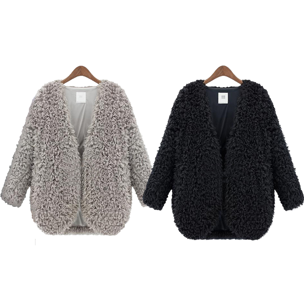 Outwear Faux Lamb Fur Coats Parkas Winter Fur Jackets Women Cardigans Jaqueta Feminina Faux Coats Tops, Beige
Outwear Faux Lamb Fur Coats Parkas Winter Fur Jackets Women Cardigans Jaqueta Feminina Faux Coats Tops, Beige