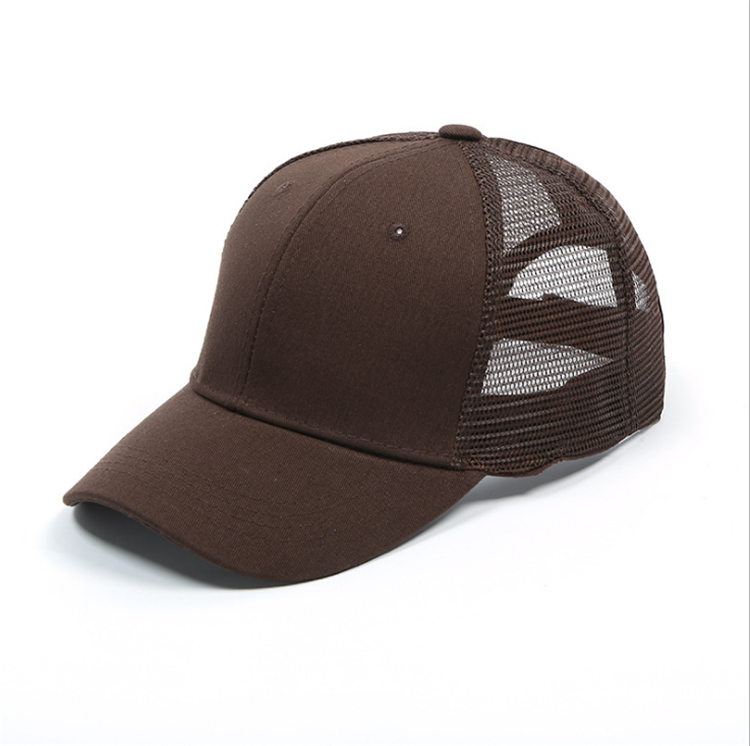 high quality Baseball Hat Ponytail Messy Buns Trucker Pony caps Plain Baseball Visor Trucker Cap kid cap T5C016