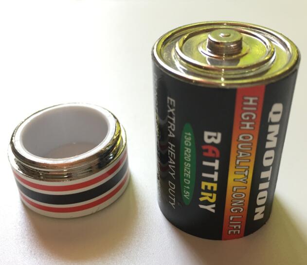 Battery Shap Secret Stash Diversion Pill Box Case Middle Size Herb Tobacco Storage Jar Hidden Container 25x49mm Zinc Alloy Stash
Battery Shap Secret Stash Diversion Pill Box Case Middle Size Herb Tobacco Storage Jar Hidden Container 25x49mm Zinc Alloy Stash