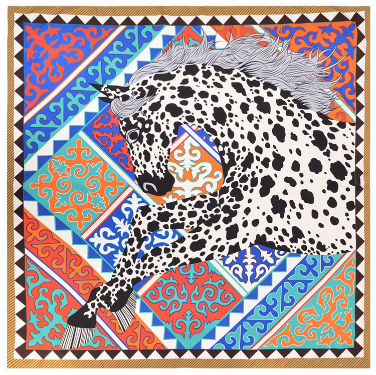 New Twill Silk Scarf Women Unicorn Printing Square Scarves Fashion Wrap Female Foulard Large Hijab Shawl Neckerchief 130*130CM
New Twill Silk Scarf Women Unicorn Printing Square Scarves Fashion Wrap Female Foulard Large Hijab Shawl Neckerchief 130*130CM