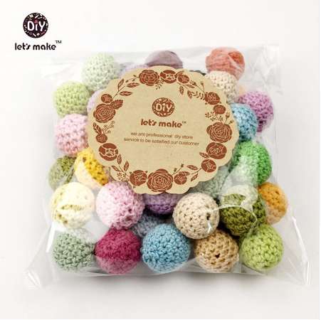 Let's Make Baby Accessories 20mm 60pc Crochet Wooden Beads Knitted Bead Can Choose Colour Teething Nursing Crochet Beads
Let's Make Baby Accessories 20mm 60pc Crochet Wooden Beads Knitted Bead Can Choose Colour Teething Nursing Crochet Beads