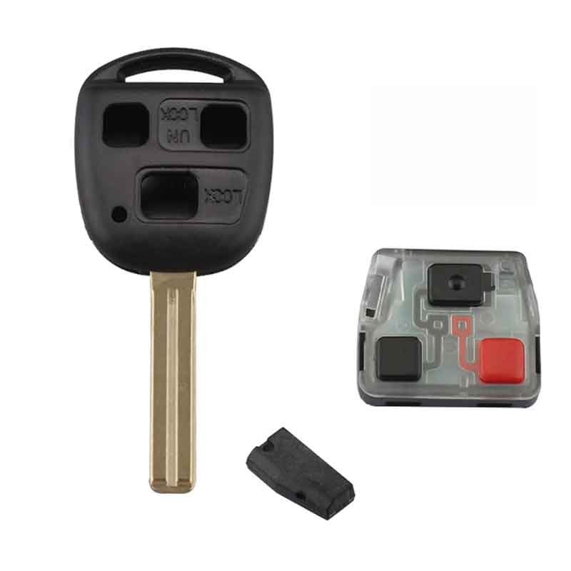 3Buttons 314.4MHZ Replacement for Lexus 2003-2009 GX470 2003-2008 LX470 Remote Car Keyless Key Fob With ID67 Chip, Black
3Buttons 314.4MHZ Replacement for Lexus 2003-2009 GX470 2003-2008 LX470 Remote Car Keyless Key Fob With ID67 Chip, Black