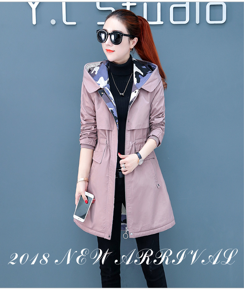 Winter cottonwear women' 2018 new mid-length hooded with extra thick waist and slim cotton clothes 90105, Beige
Winter cottonwear women' 2018 new mid-length hooded with extra thick waist and slim cotton clothes 90105, Beige