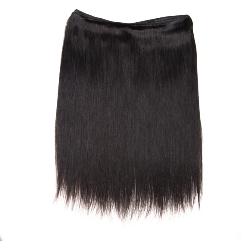 Peruvian Human Extensions Virgin Wholesale Hair Weaves Natural Color 95-100G/Piece Silky Straight One Bundle