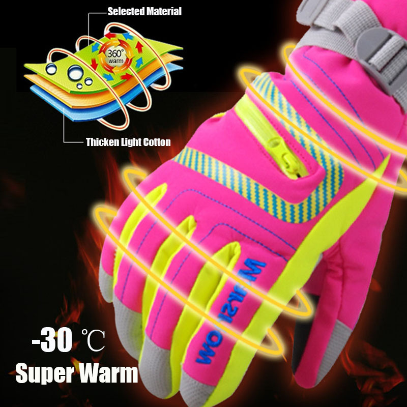 High Quality Ski Waterproof Warm Unisex Hockey Winter Outdoor Sport Mountain Skiing Snowboard Gloves for Women Kid C18111501
High Quality Ski Waterproof Warm Unisex Hockey Winter Outdoor Sport Mountain Skiing Snowboard Gloves for Women Kid C18111501