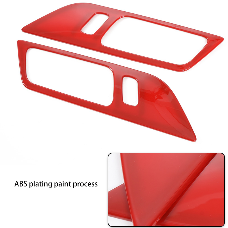 ABS Interior Door Handle Frame Decoration Cover For Ford Mustang High Quality Auto Interior Accessories