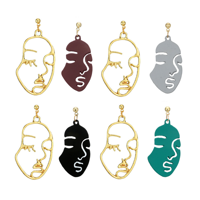 2018 Network red tide asymmetric face masks earrings femininity wild long paragraph Facebook earrings female jewelry access
2018 Network red tide asymmetric face masks earrings femininity wild long paragraph Facebook earrings female jewelry access