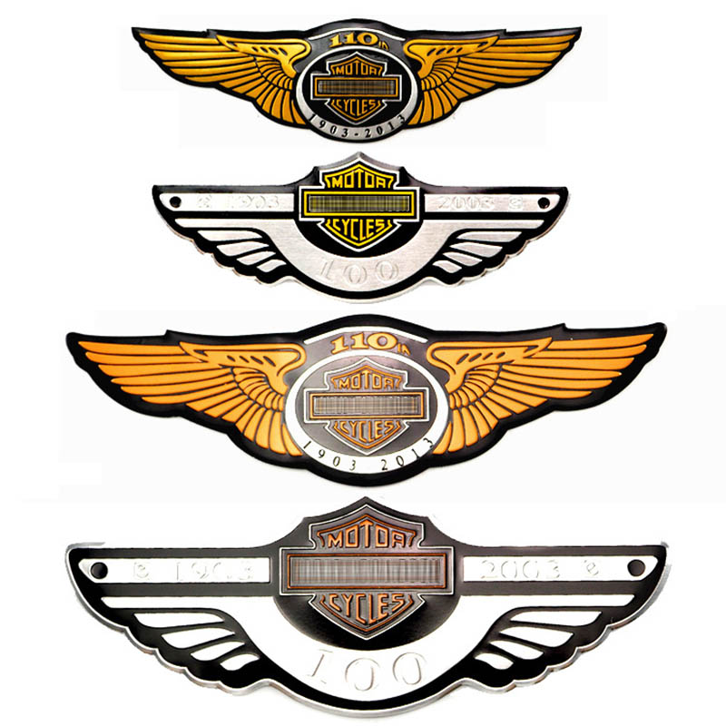 Cool 3D car stickers Motorcycle metal personality badge car logo emblem 100 105 110 anniversary Auto Funny styling Decals For Yamaha harle
Cool 3D car stickers Motorcycle metal personality badge car logo emblem 100 105 110 anniversary Auto Funny styling Decals For Yamaha harle